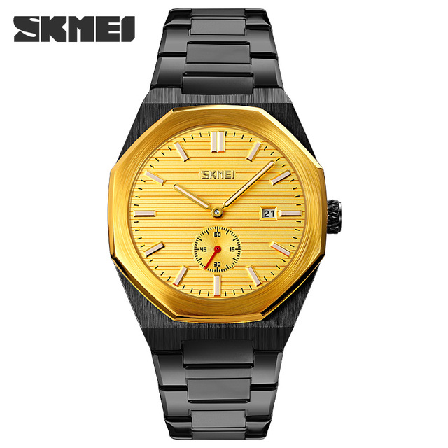 New Sport Wristwatch For Man SKMEI Top Brand Stainless Steel Waterproof Watches Men Watch Military Quartz Wristwatch Montre Homme