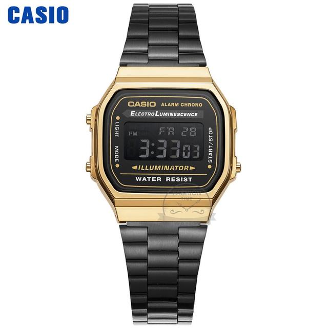 Casio Watch Gold Watch Men Top Brand Luxury LED Digital Waterproof Quartz Watch Men Sports Military Wrist Watch relogio masculino reloj hombre erkek kol saati montre homme zegarek meski часы мужские A168WG-9