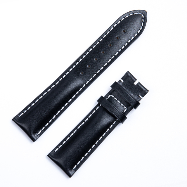 22mm 24mm for Breitling Strap Italy Genuine Cow Leather Watch Band Premier B01 Bentley Avenger Navitime 316L Pin Buckle Logo