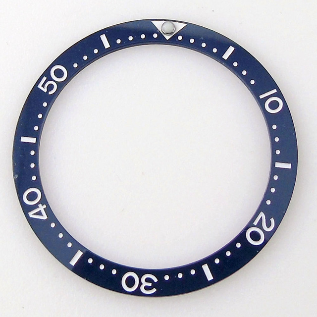 33.7mm*27.5mm*0.8mm Flat Ceramic Black Blue Green Clock Bezel Insert Fit MOD Skx013 Model High Quality Parts