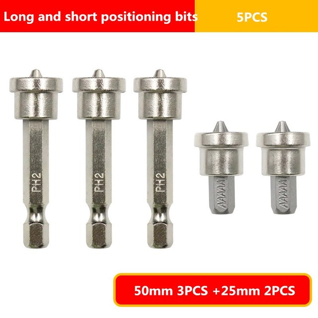 Screwdriver set magnetic positioning screwdriver bit head woodworking tools hex head shank positioning bit batchHead hand tool