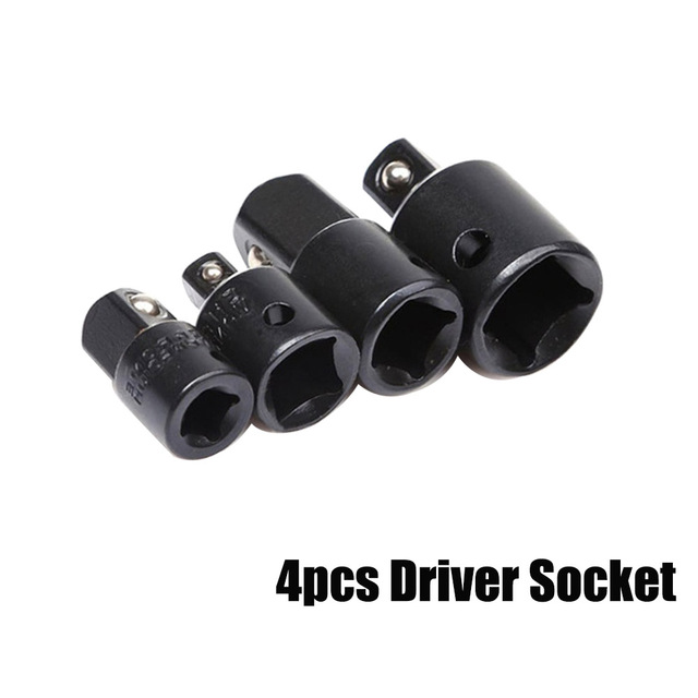 1/4 PC 1/4 3/8 1/2 Drive Socket Adapter Adapter Reducer Air Impact Craft Socket Wrench Adapter Hand Tool Kit Repair Tools