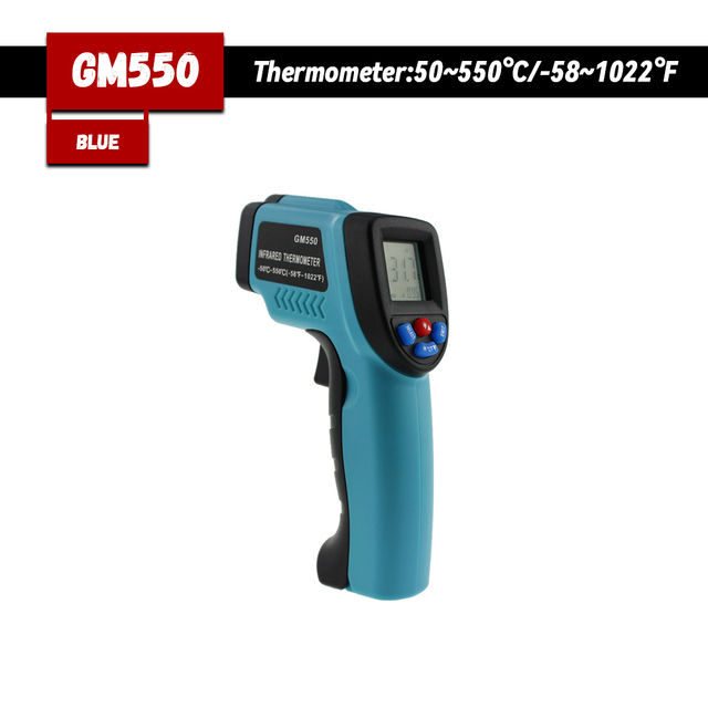 Digital Infrared Thermometer C/F Non Contact Thermometer GM320 Industrial Digital Infrared -50~380/-50~600 Degree