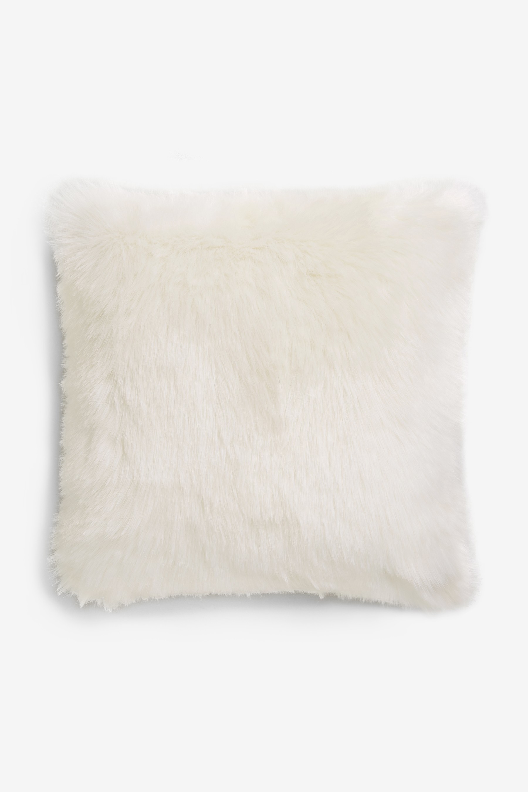 Faux Fur Heart Cushion