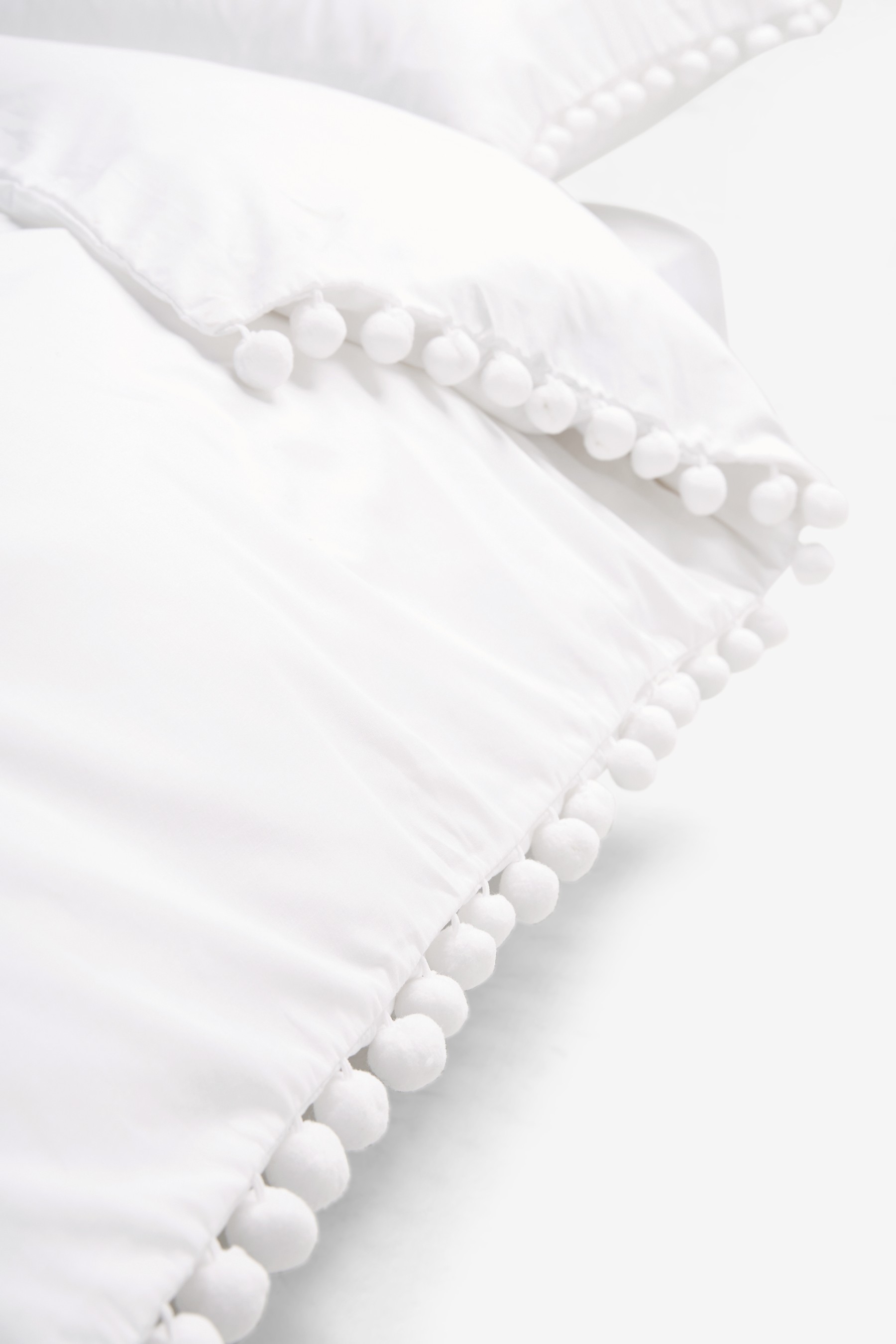 Pom Pom Duvet Cover And Pillowcase Set