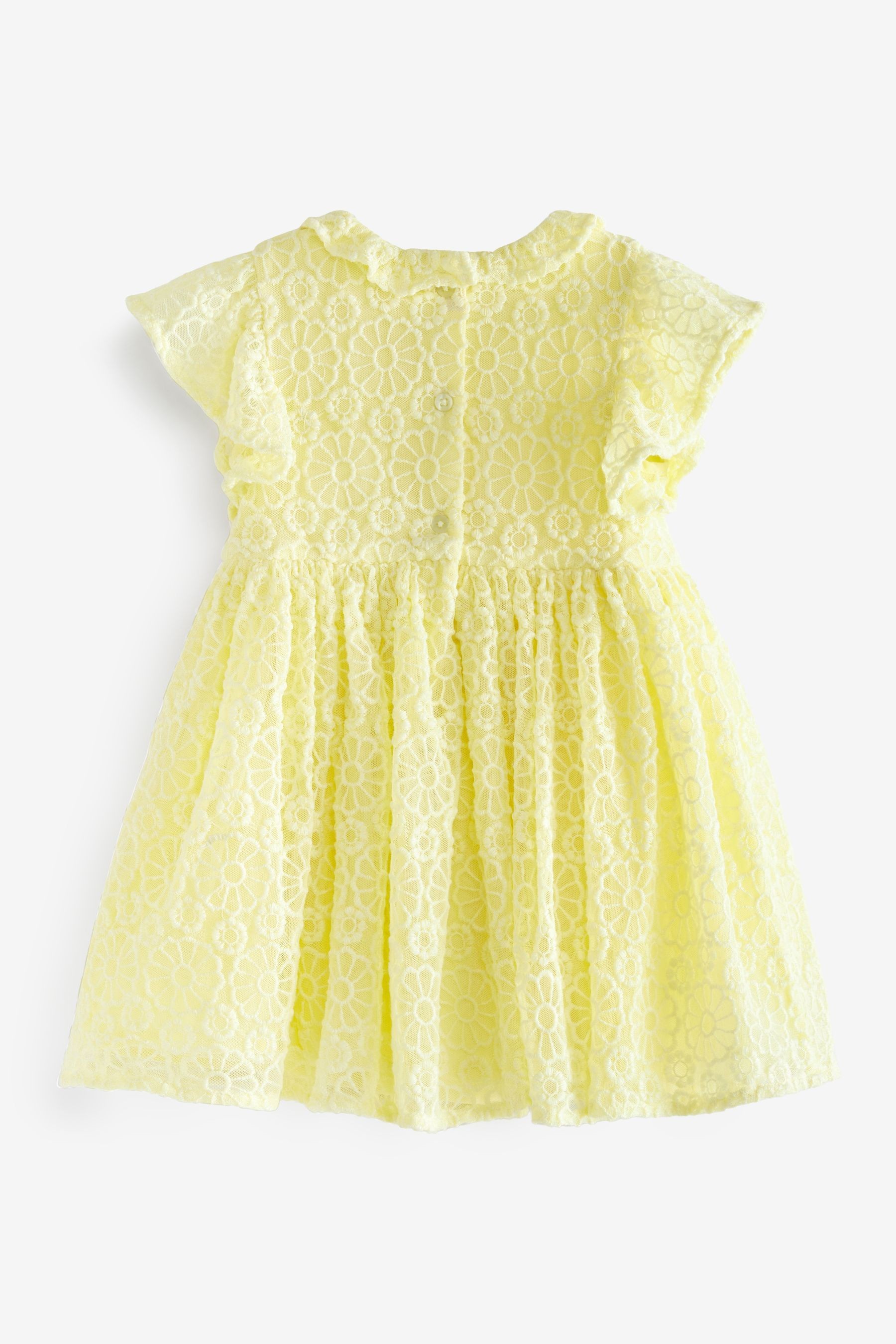 Short Sleeve Party Lace Dress (3mths-7yrs)