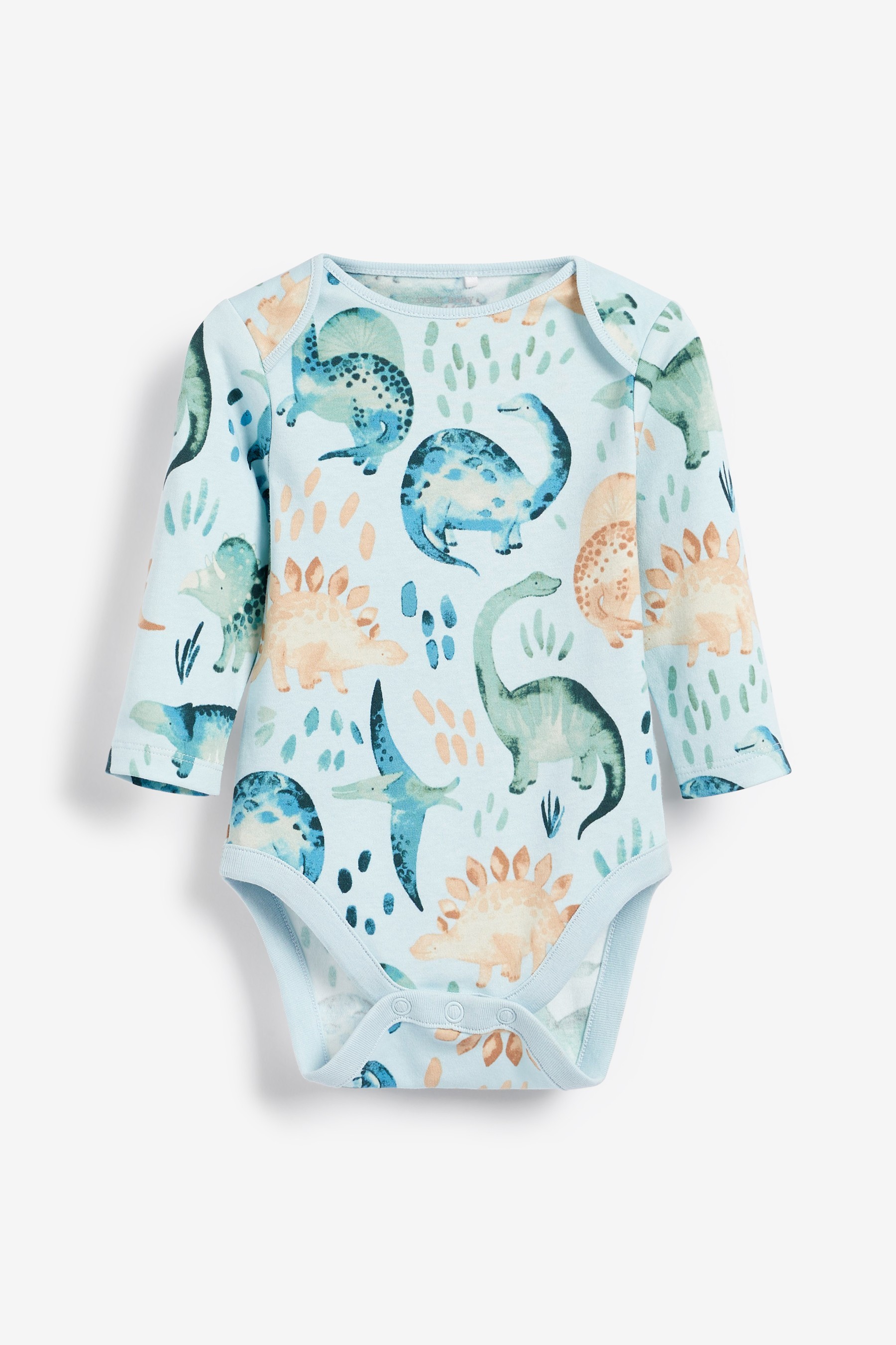 Baby 5 Pack Long Sleeve Bodysuits (0mths-3yrs)