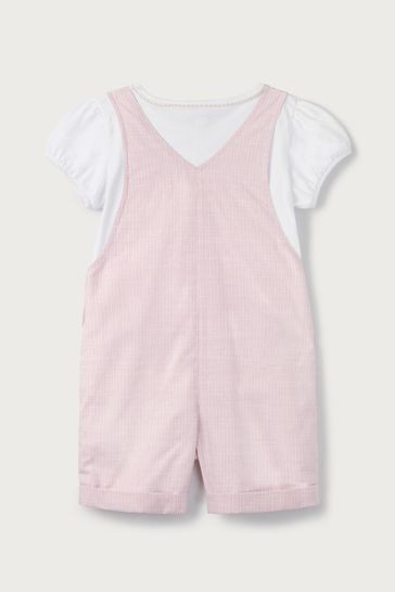 The White Company Dungaree Shorts & Top Set