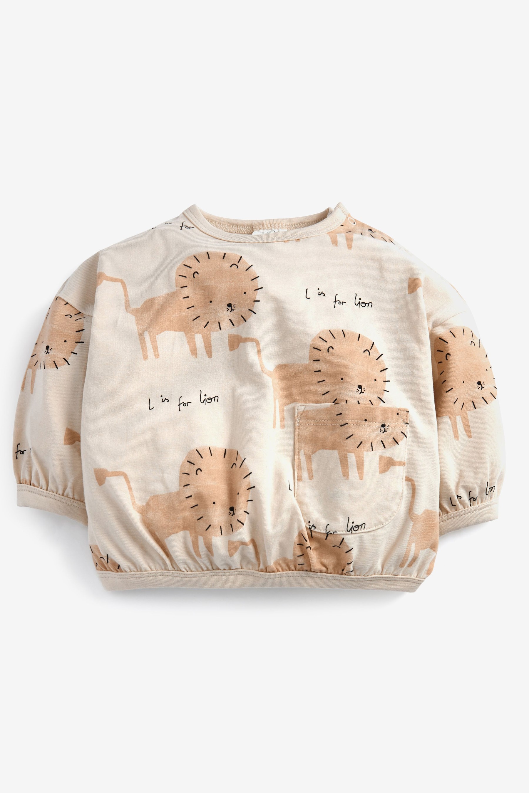 Lion Baby Oversized T-Shirt And Joggers Set (0mths-2yrs)