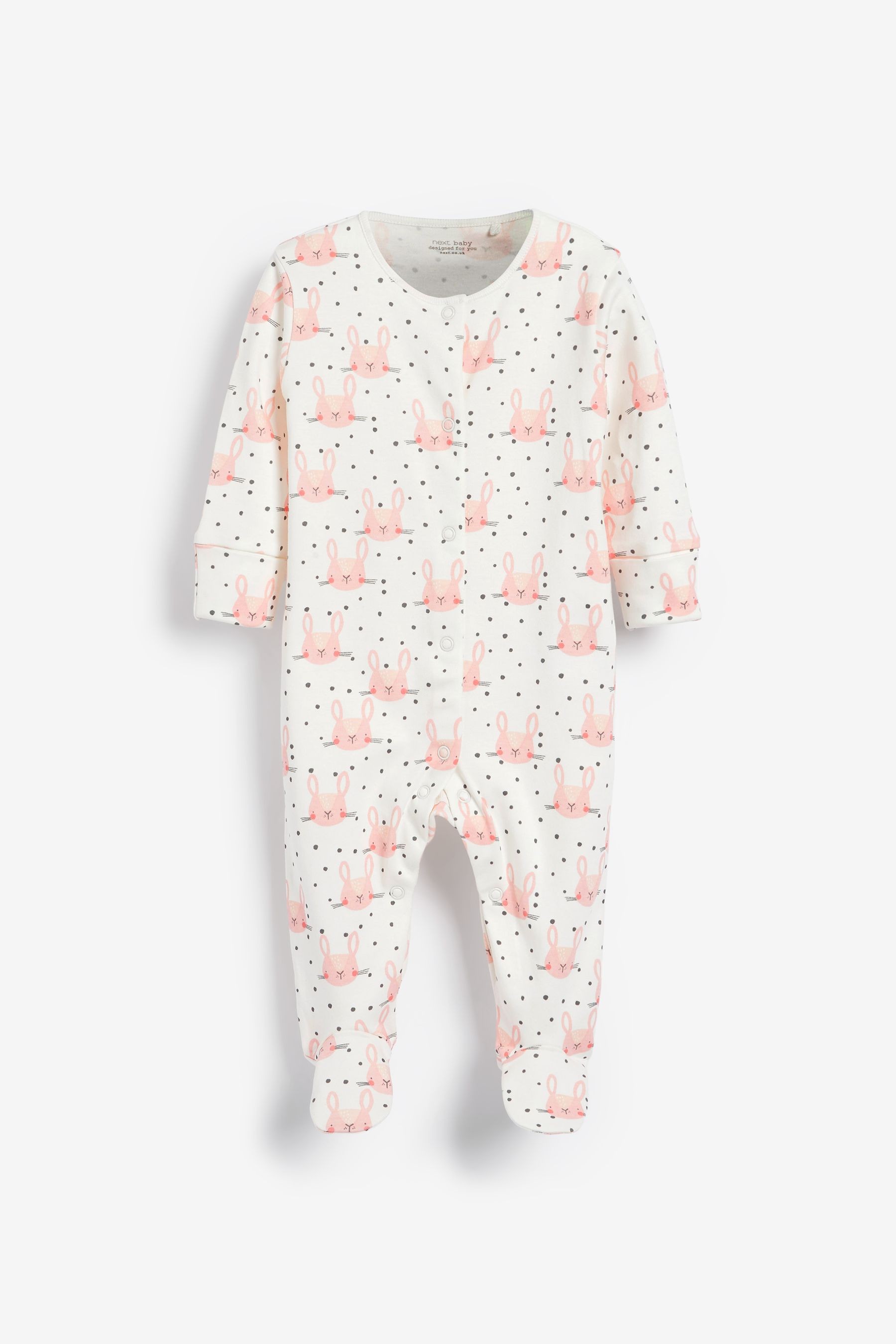 Baby 3 Pack Sleepsuits (0mths-2yrs)