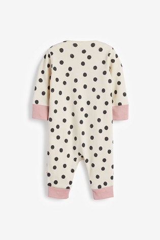 Baby 3 Pack Footless Sleepsuits (0mths-3yrs)