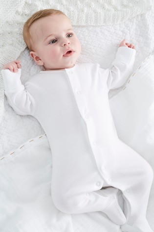 5 Pack Essentials Baby Sleepsuits (0-9mths)