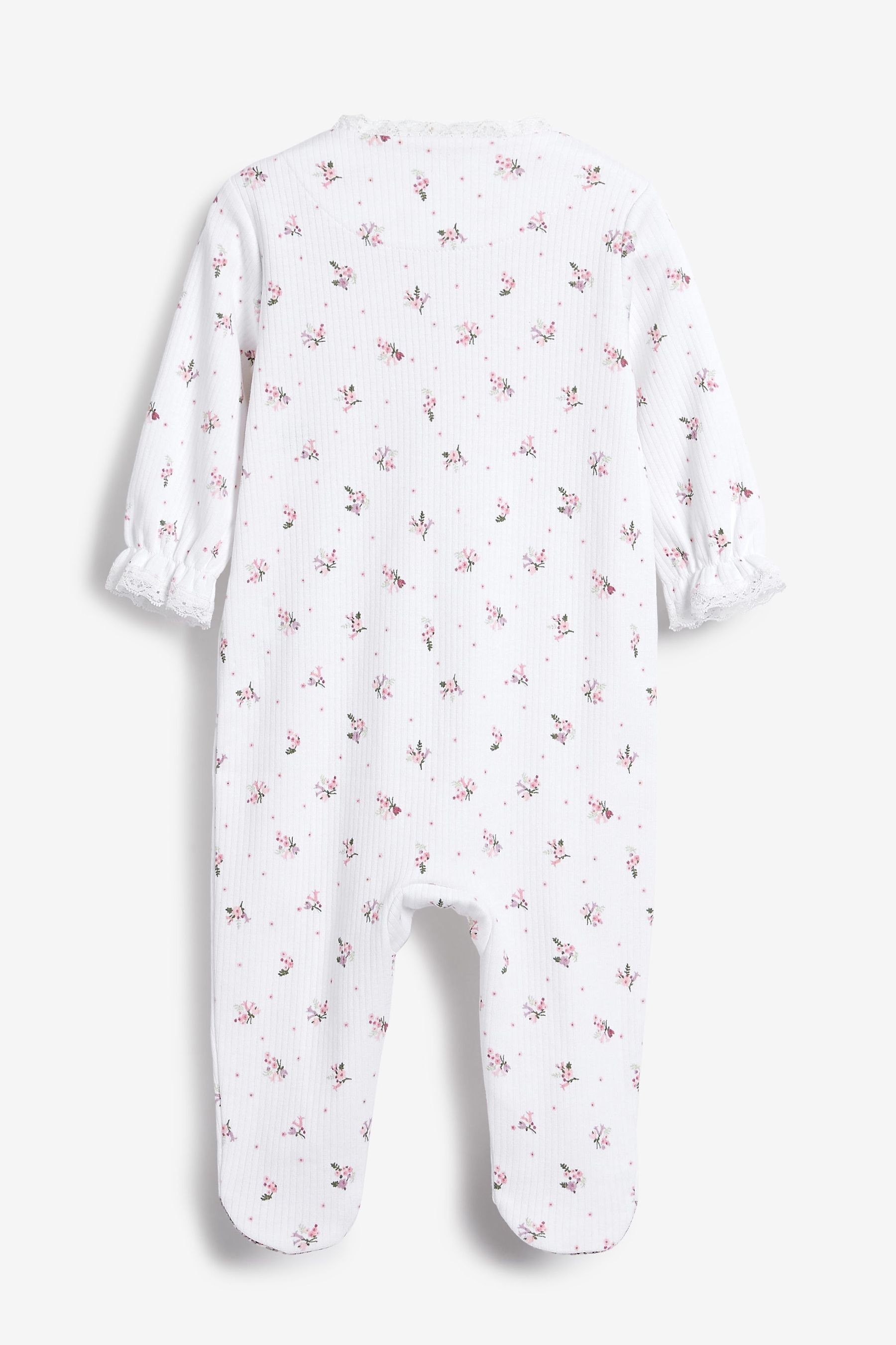 Floral Family Sleepsuit (0-2yrs)