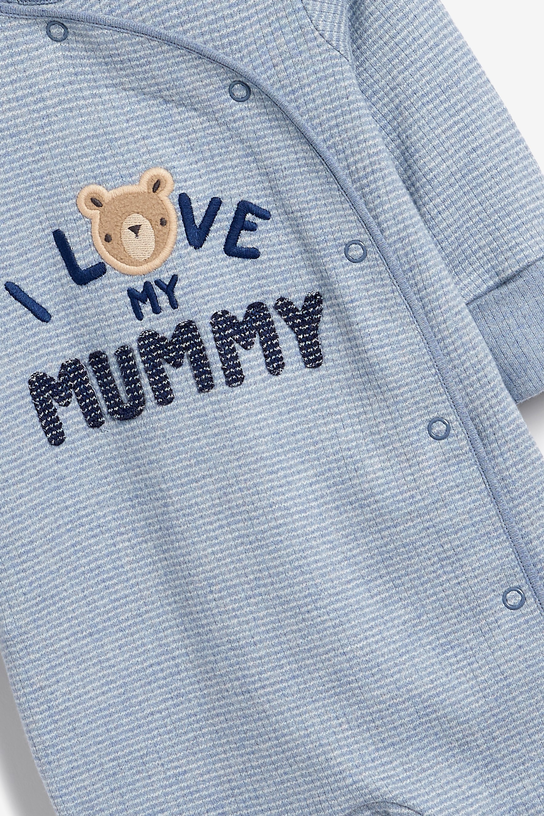 Bear Family Single Sleepsuit (0-2yrs)