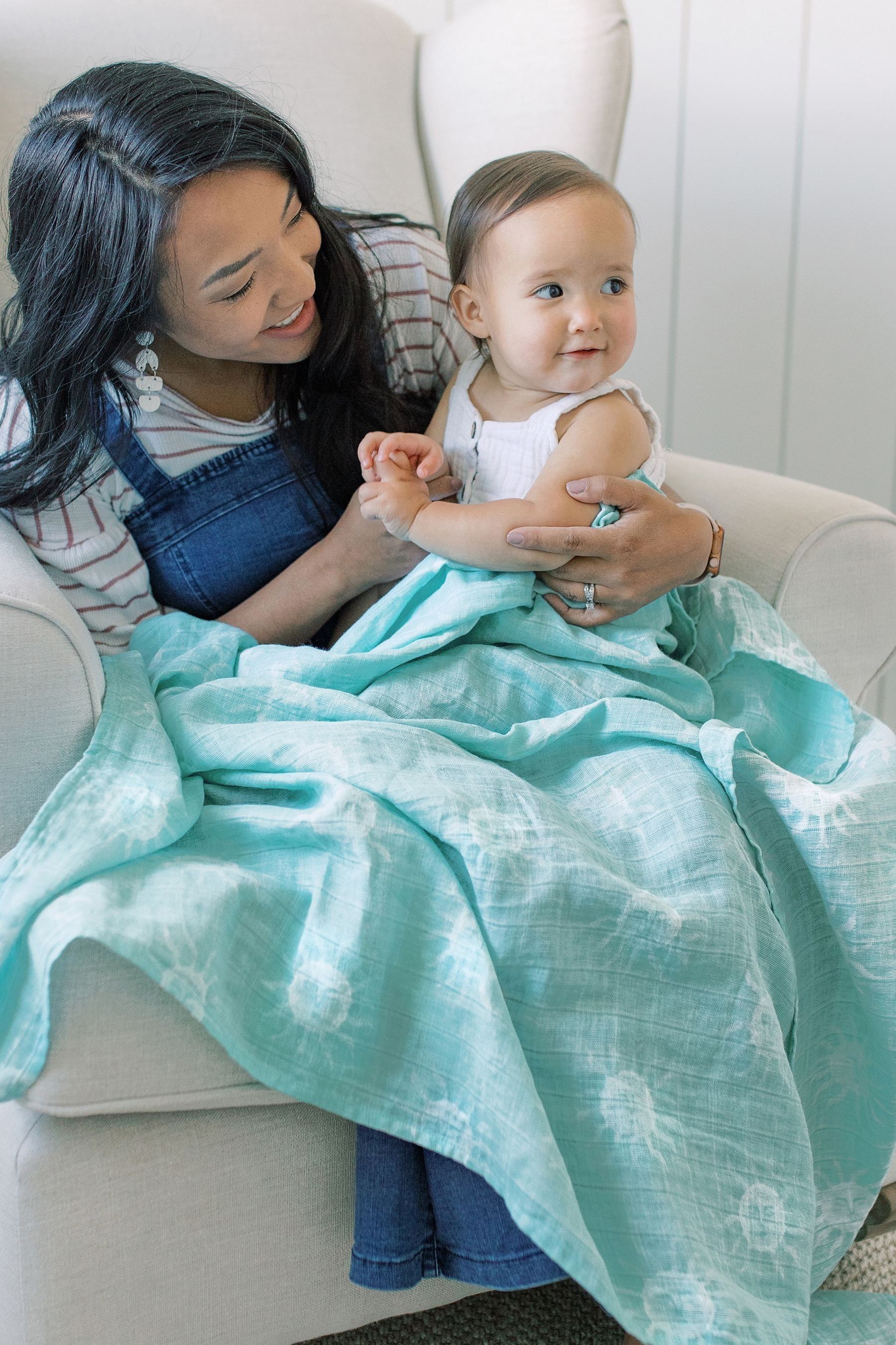 aden + anais Now + Zen Large Cotton Muslin 2 Pack Blankets