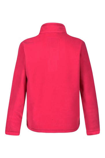 Regatta Pink Hot Shot II Overhead Half Zip Fleece Top