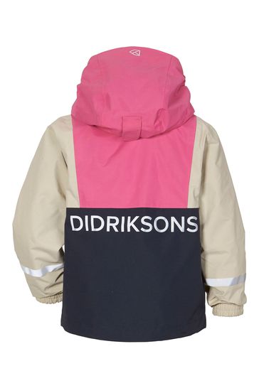 Didriksons Girls Pink Block Jacket