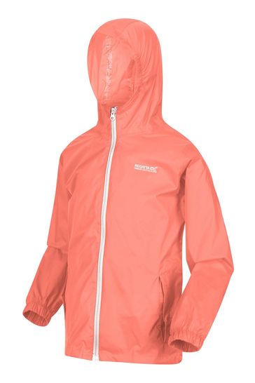 Regatta Kids Orange Pack It III Waterproof Jacket