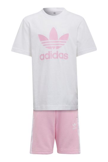 adidas originals Pink Little Kids Adicolor Sets