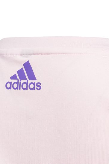 adidas Little Kids White Sportswear Tech T-Shirt