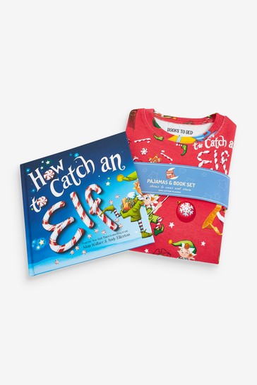 Hatley Long Sleeve How to catch an elf Pajama Set