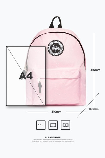 Hype. Baby Pink Speckle Backpack