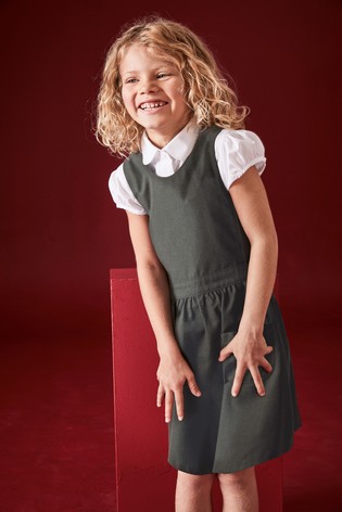 Bow School Pinafore (3-14yrs)