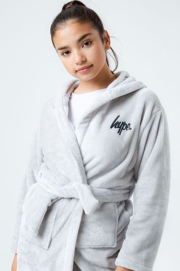 Hype. Kids Grey Marl Robe