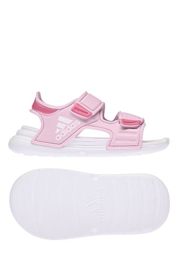 adidas Girls Pink Adilette Infant Sandals