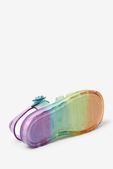 Cushioned Footbed Jelly Sandals