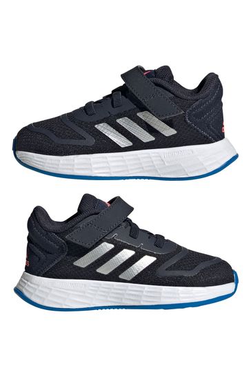 adidas Blue Duramo 10 Infant Strap Trainers