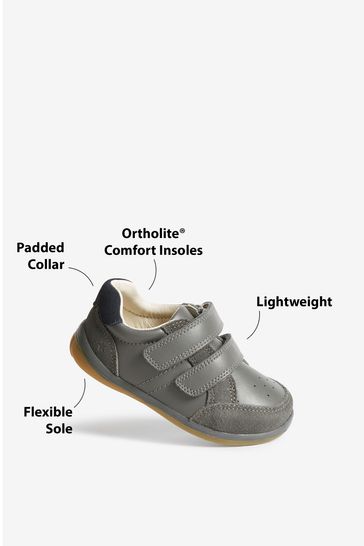 Leather First Walker Shoes Wide Fit (G)