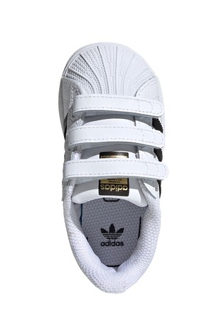 حذاء رياضي للأطفال الصغار Superstar Velcro من adidas Originals