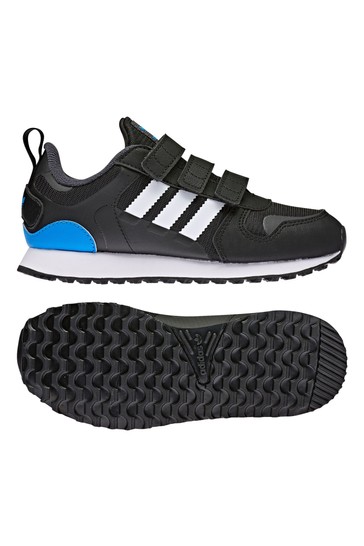 adidas originals Black Zx Junior Strap Trainers