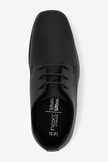 Leather Derby Lace-Up Shoes