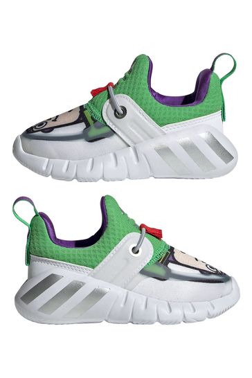 حذاء رياضي أبيض للأطفال RapidaZen Buzz من adidas