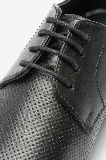 Leather Lace-Up Shoes