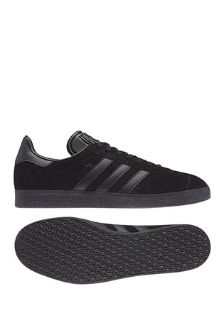 adidas Originals Black/Black Gazelle Trainers