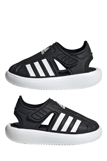 adidas Infant Black Adilette Sandals