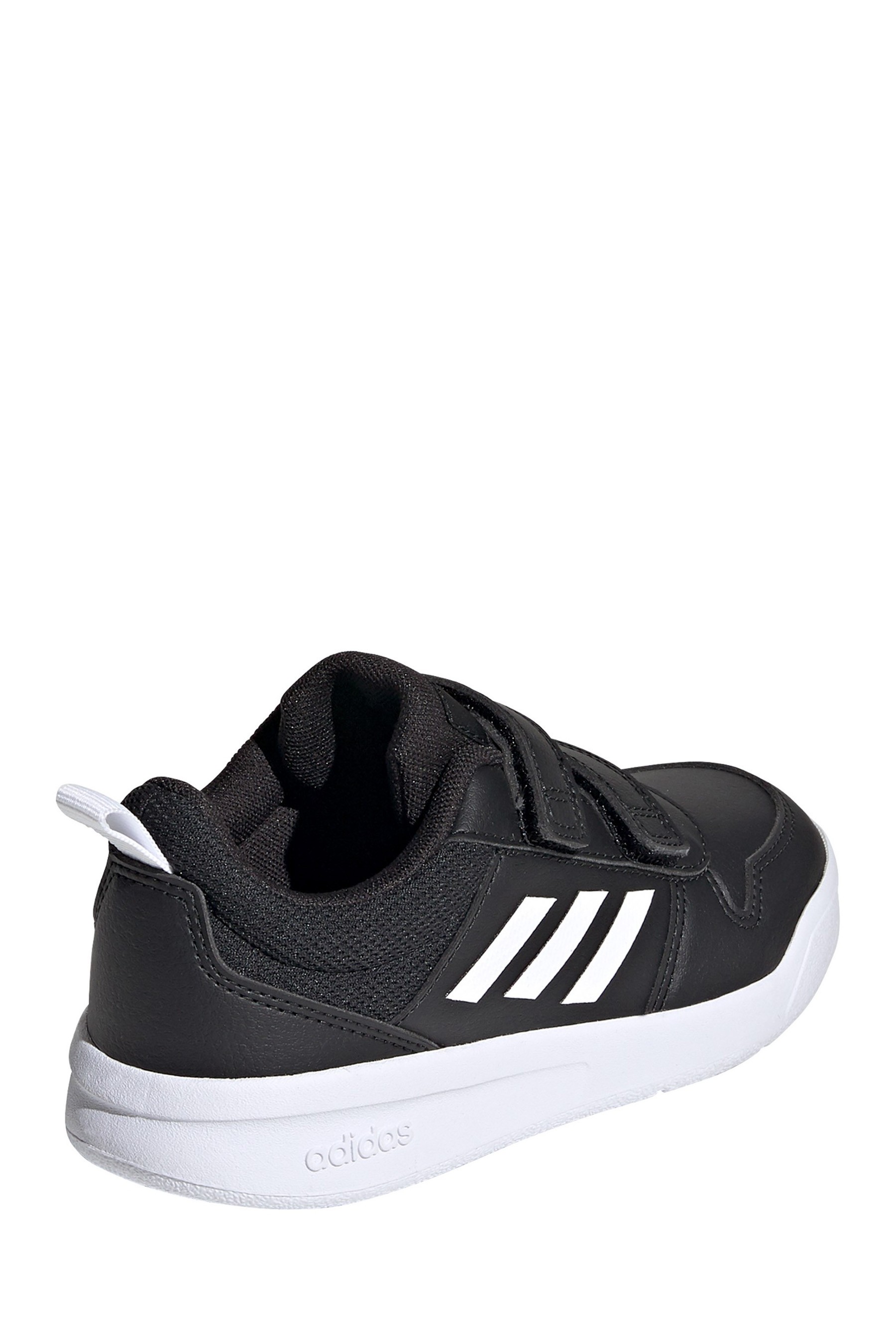 adidas Black/White Tensaur Youth & Junior Velcro Trainers