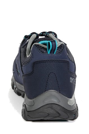 Regatta Blue Holcombe IEP Low Waterproof Walking Shoes