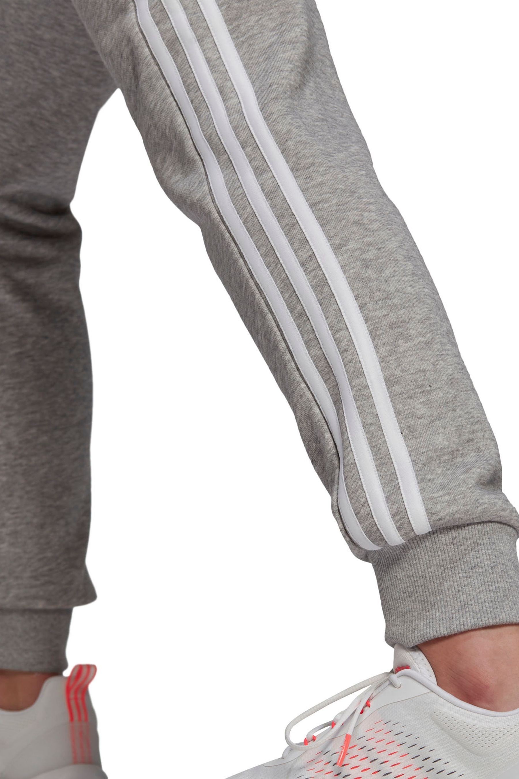 adidas 3 Stripe Grey Joggers