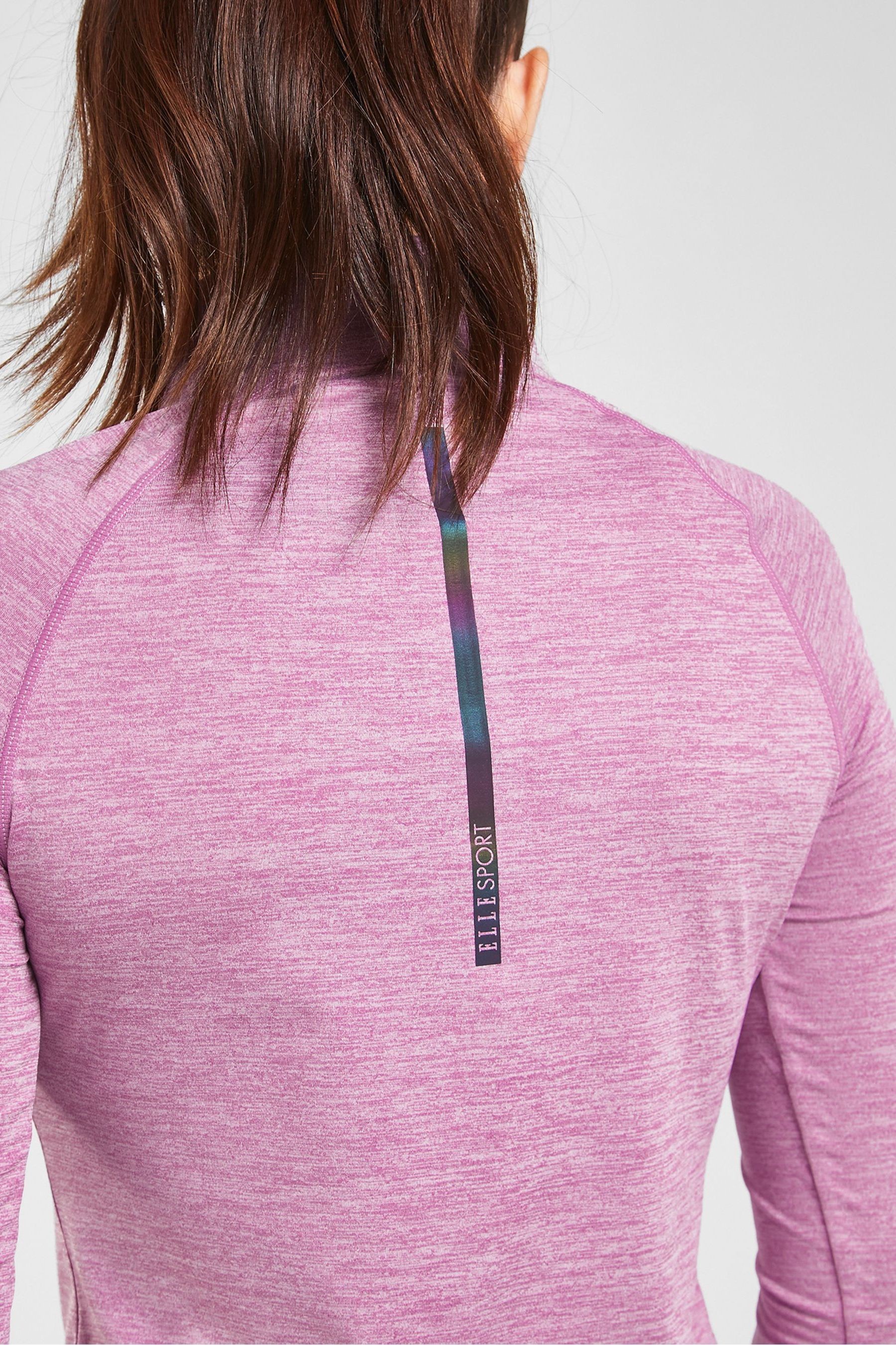 ELLE Sport 1/4 Zip Long Sleeve Performance Top