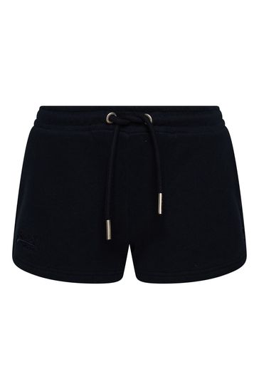 Superdry Blue Organic Cotton Vintage Logo Jersey Shorts