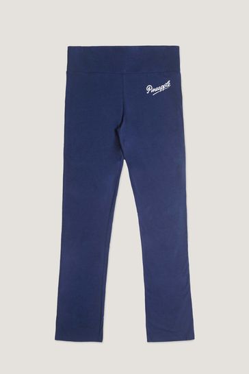 Pineapple Womens Blue Slim Fit Jersey Trousers