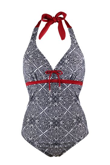 Pour Moi Starboard Underwired Halter Swimsuit