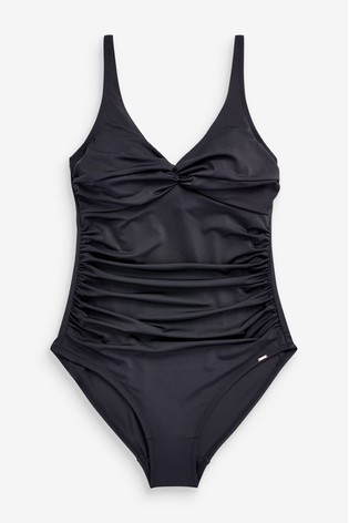 DORINA Black Fiji Plunge Wireless Swimsuit