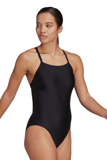 adidas Black Logo Swimsuit