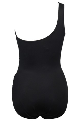 Miraclesuit® Black Jena One Shoulder Swimsuit