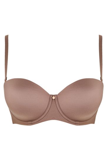 Figleaves Mocha Smoothing Multiway Underwired Balcony Bra